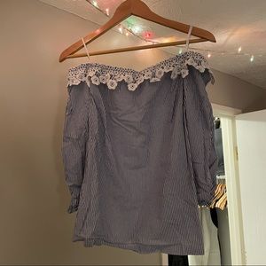 Off the shoulder shirt